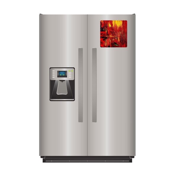 NWT "Summer on the Delta" Artisan Magnet - Picture 4 of 4